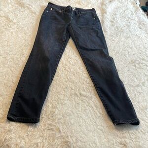 J. Crew 9” High Rise Black Toothpick Jeans
